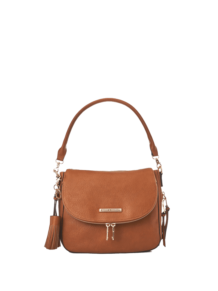 DOWNTOWN CROSSBODY cognac