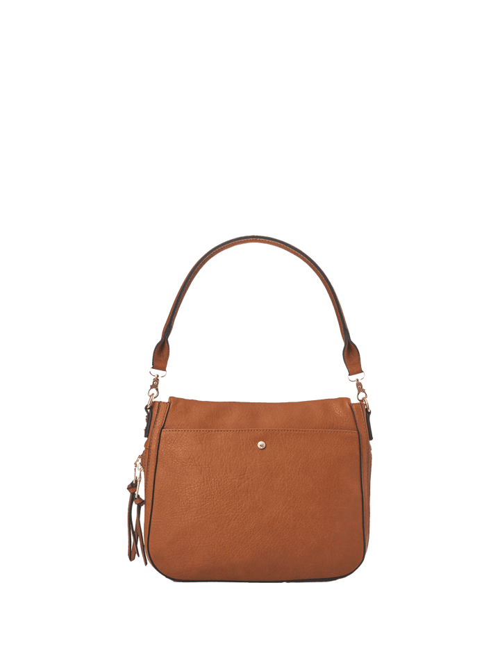 DOWNTOWN CROSSBODY cognac