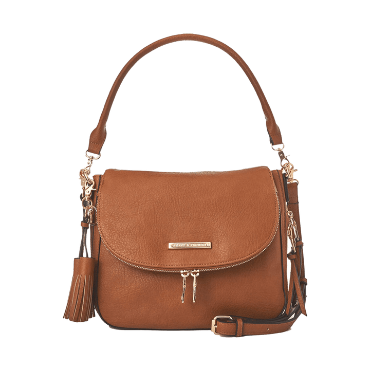 DOWNTOWN CROSSBODY cognac