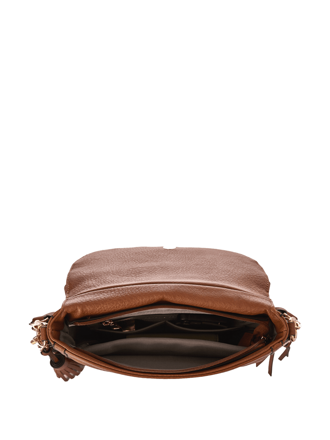 DOWNTOWN CROSSBODY cognac