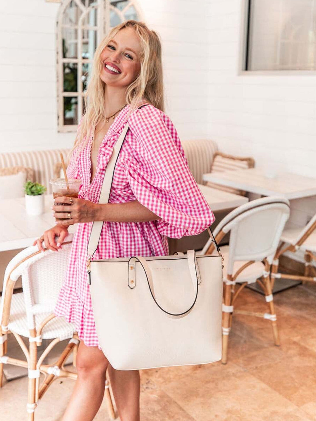 GO-GETTER TOTE cream