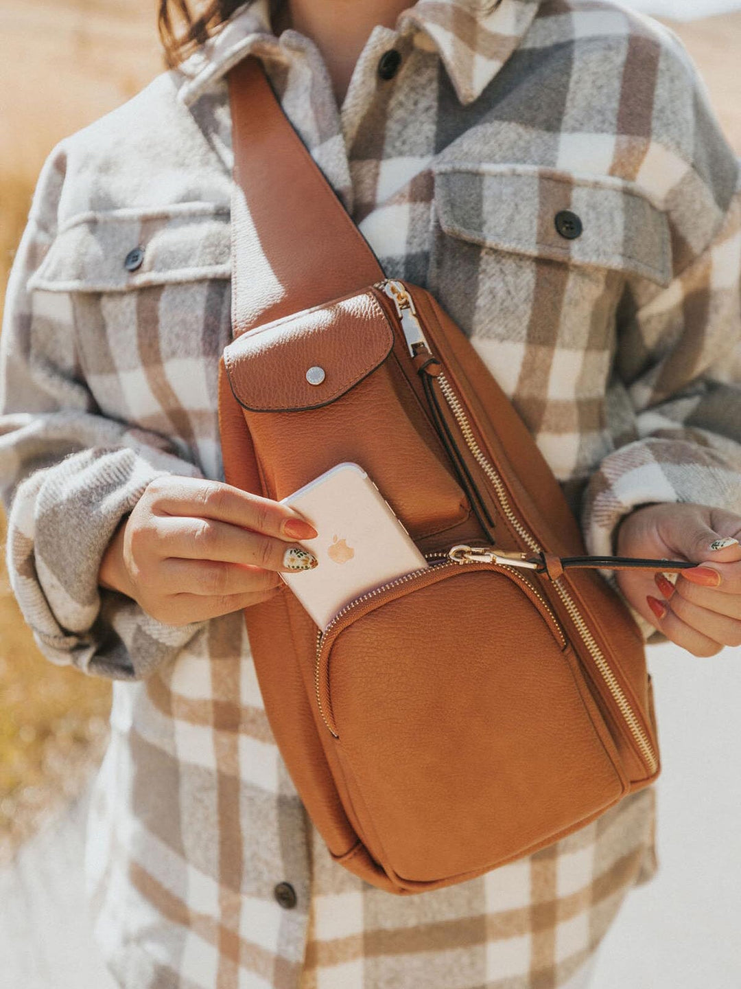 En Route Sling Bag cognac