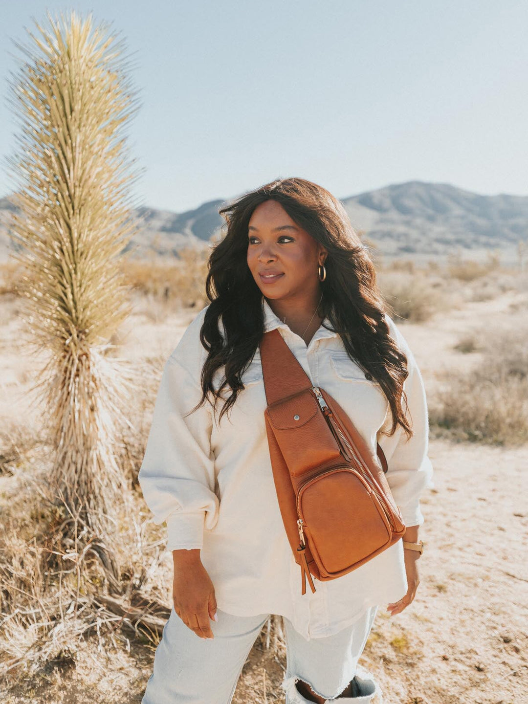 En Route Sling Bag cognac