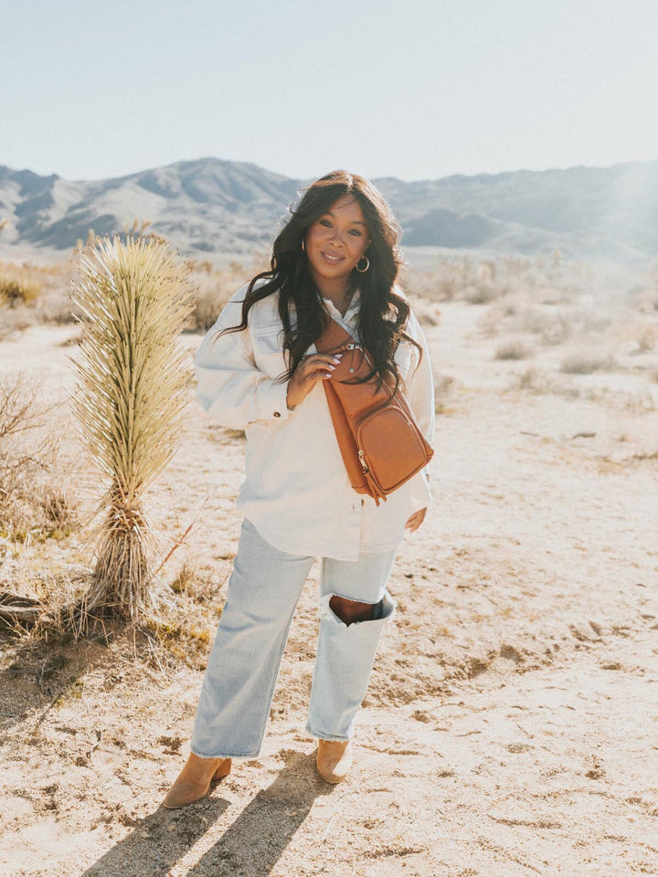 En Route Sling Bag cognac