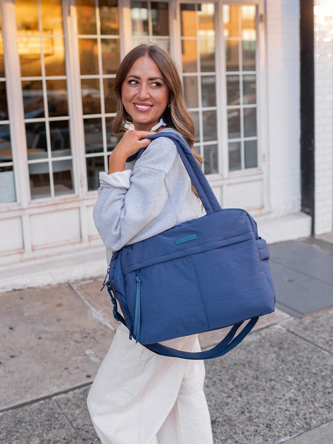Off Duty Tote Blue