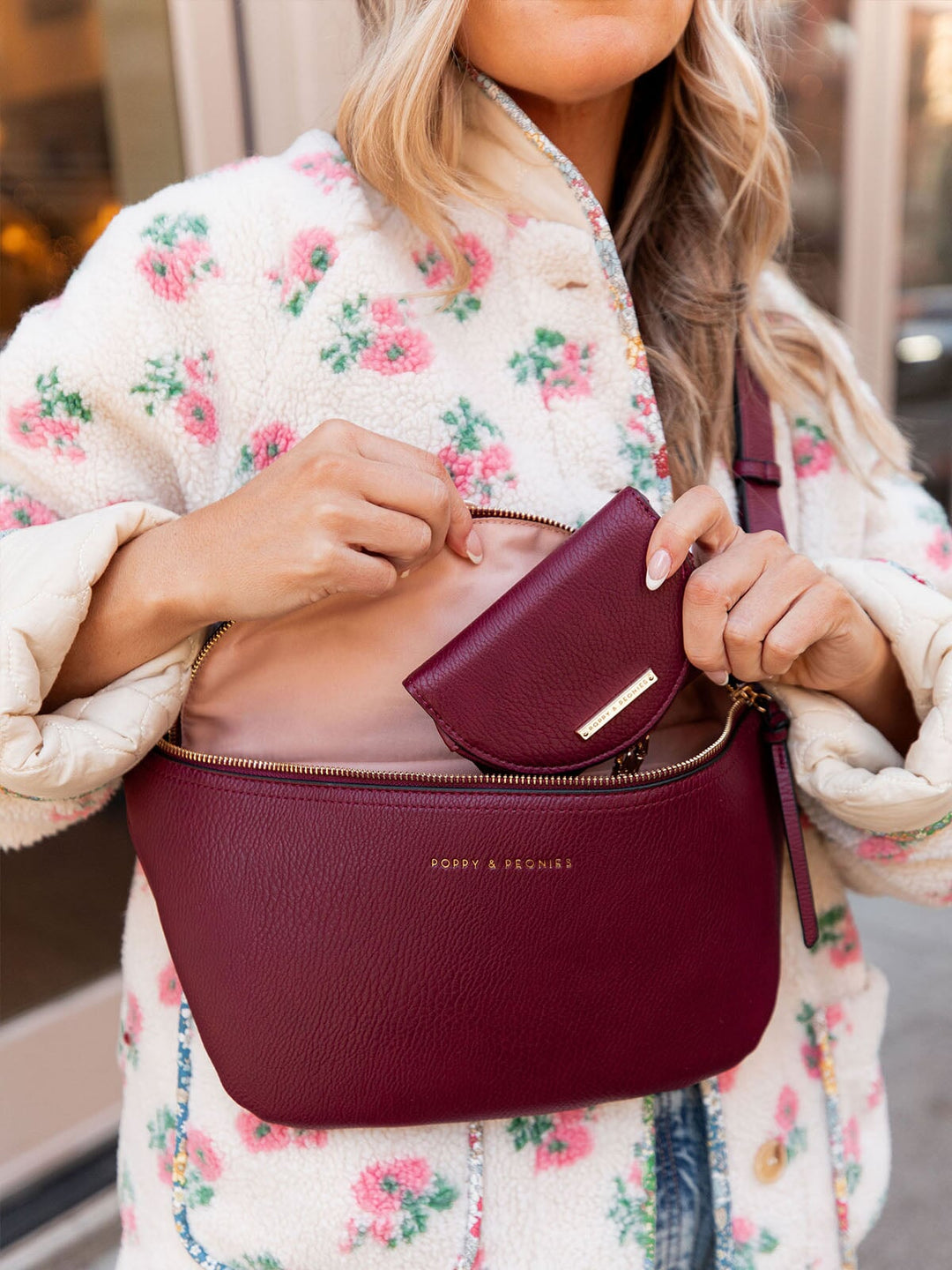 MARGAUX WALLET berry
