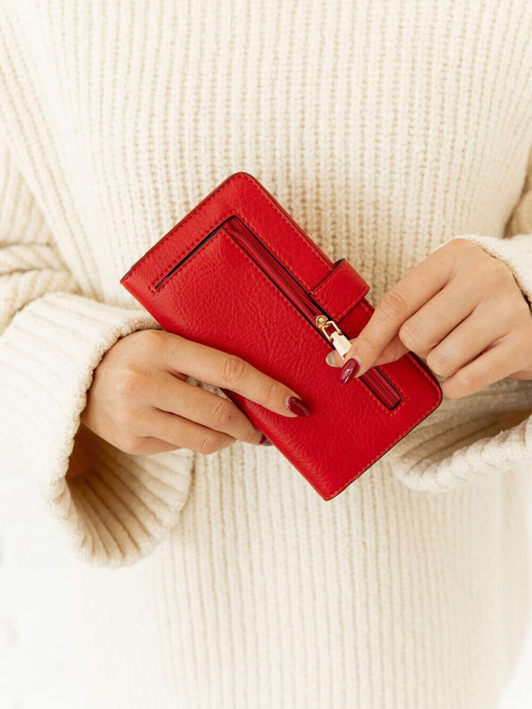 Go Anywhere Wallet Red