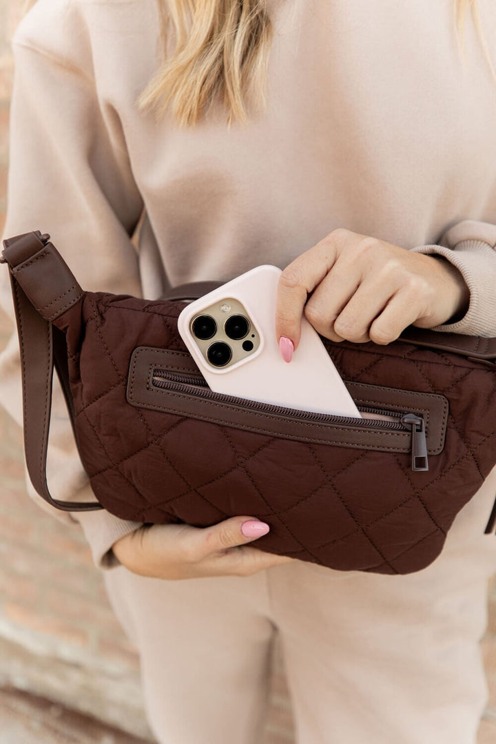 Quilted Large Sidekick Espresso