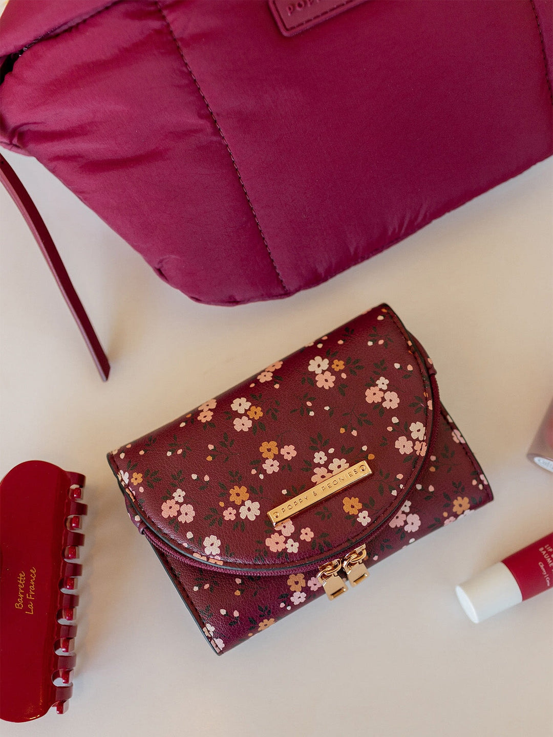 Margaux Wallet Berry Floral