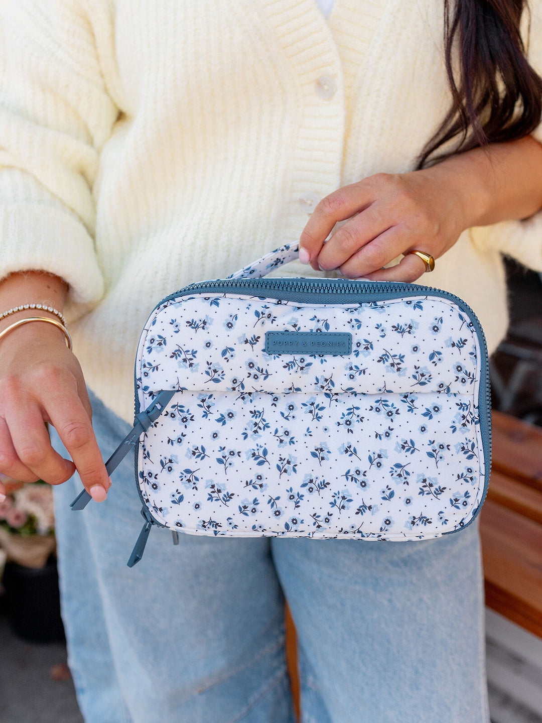 Companion Cosmetic Blue Floral