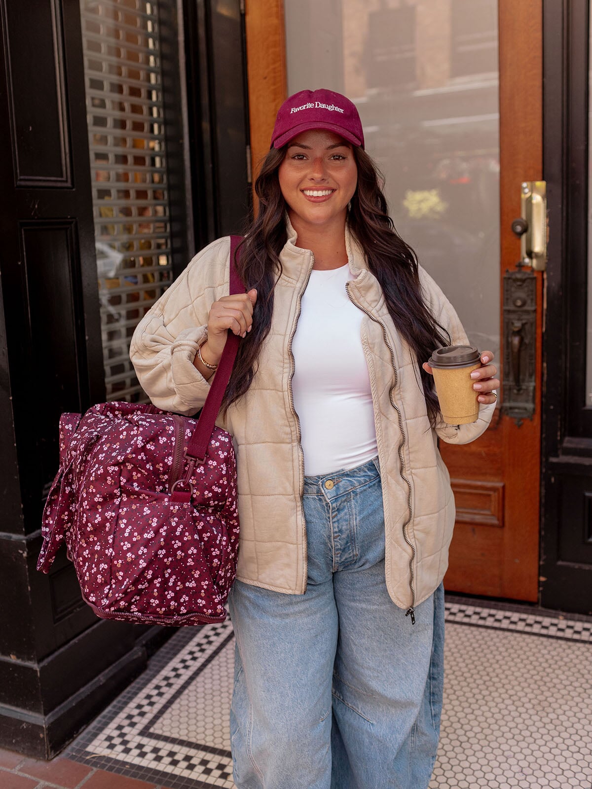 2wayショルダーバック　doplight berry+pomppia pomppiaのショルダーバッグ ミナペルホネンのファブリックで