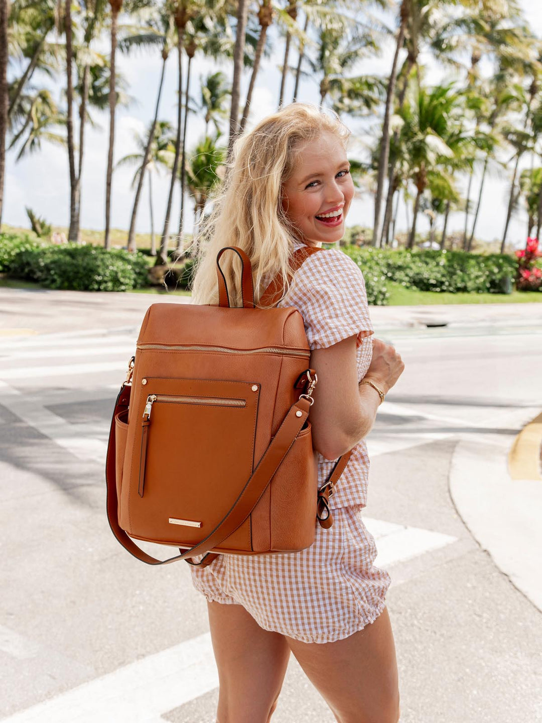 Commuter Backpack Cognac