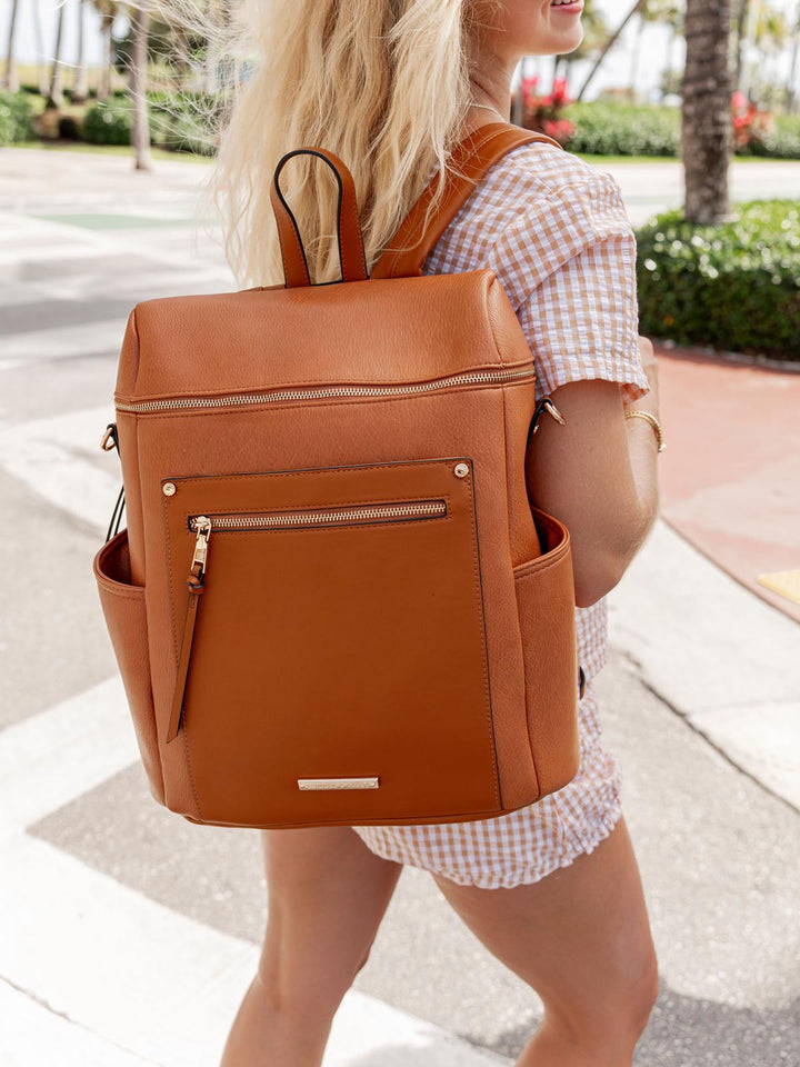 Commuter Backpack Cognac