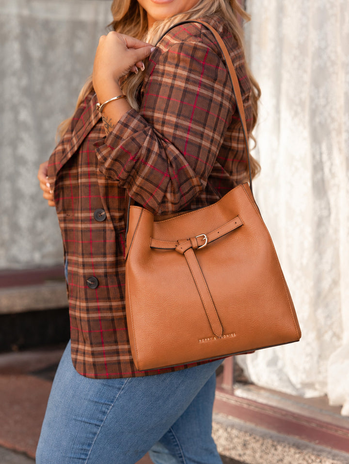 The Knot Shoulder Bag Cognac